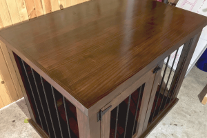 How to Stain Pine Dark Brown